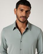 Slim Travel Shirt, Sage, hi-res